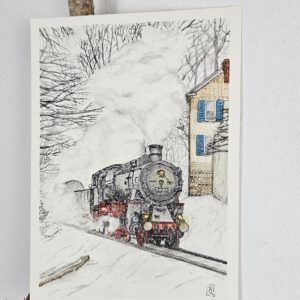 Durch den Schneesturm