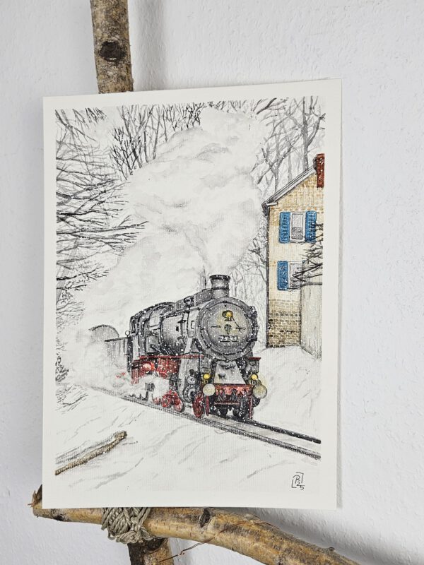 Durch den Schneesturm