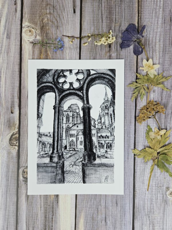 Kunstdruckkarte "Dom zu Trier"