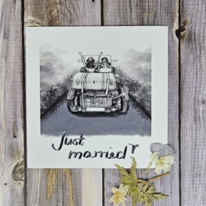 Karte "Freiheit" - Just married
