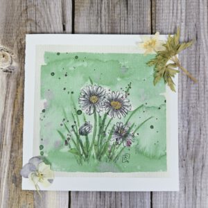 Karte "Gänseblümchen"