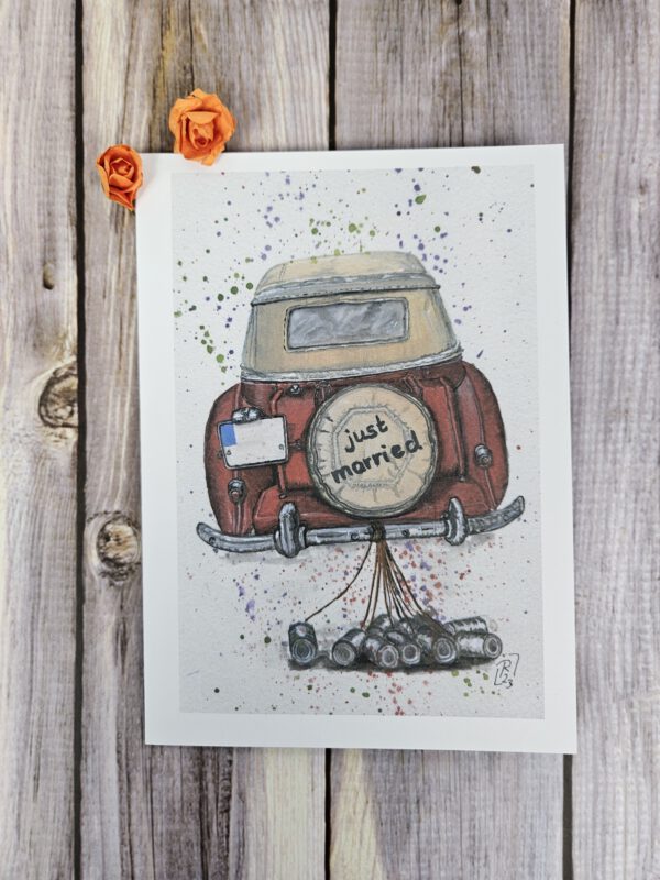 Karte "Just married"