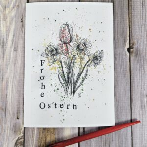Karte "Narzissen" - Frohe Ostern