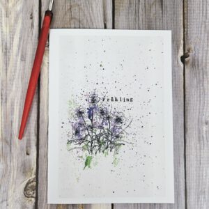 Karte "Hornveilchen" - Frühling
